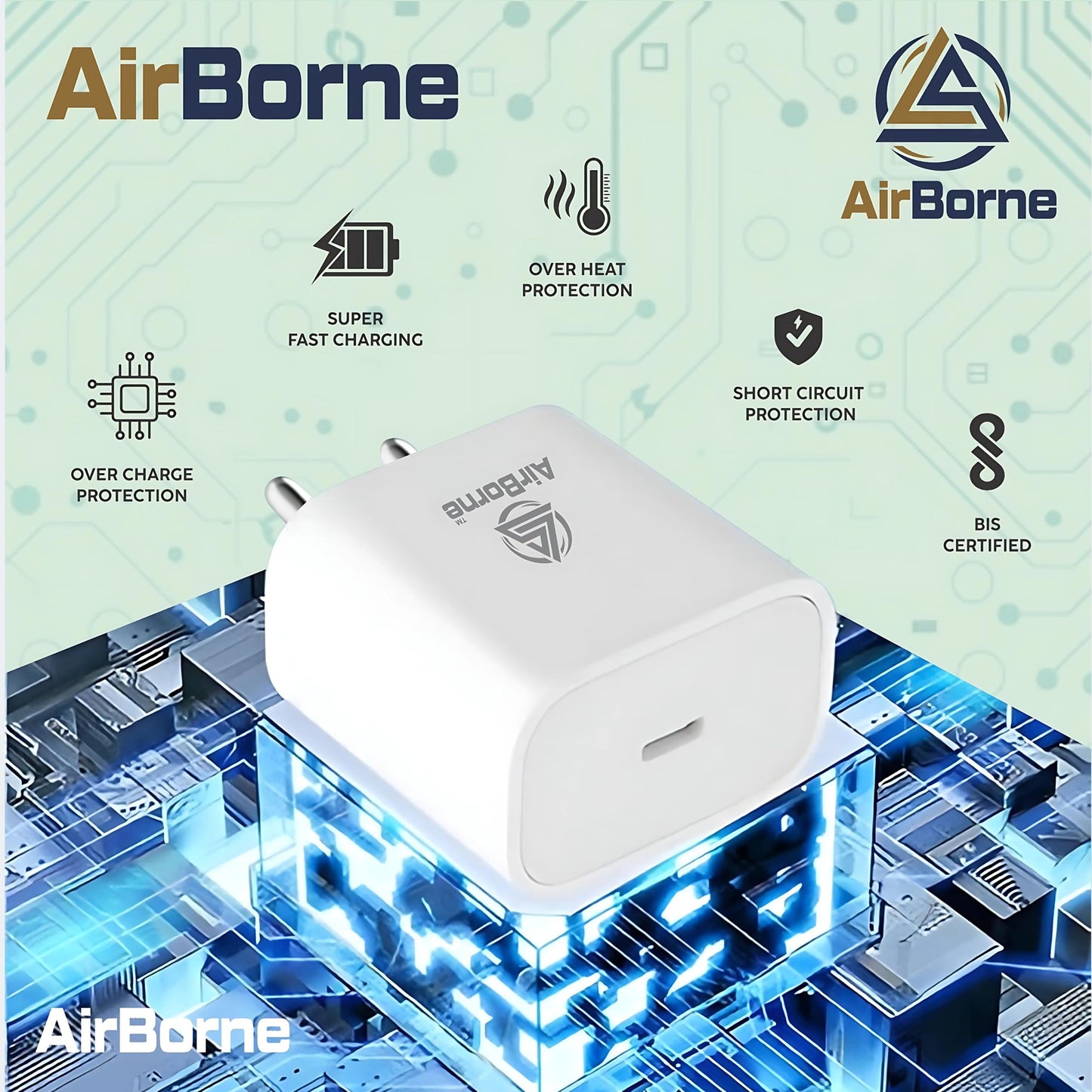 AirBorne – Mega Power Wall Charger 20W