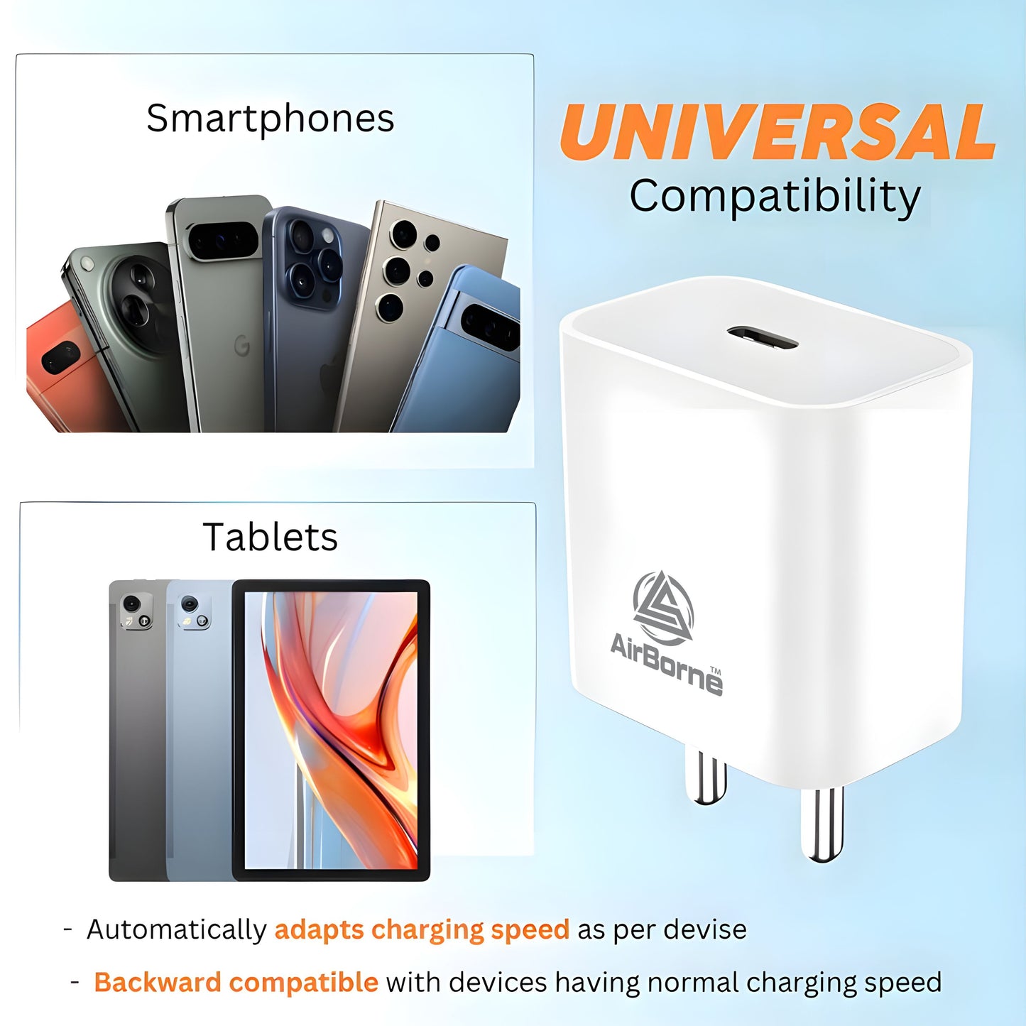 AirBorne – Mega Power Wall Charger 20W