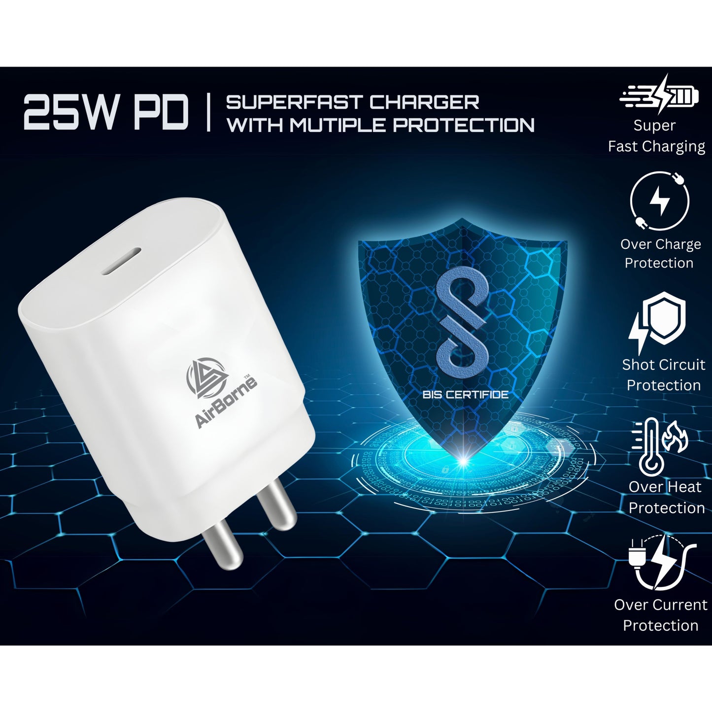 AirBorne – 25W PD Adaptor