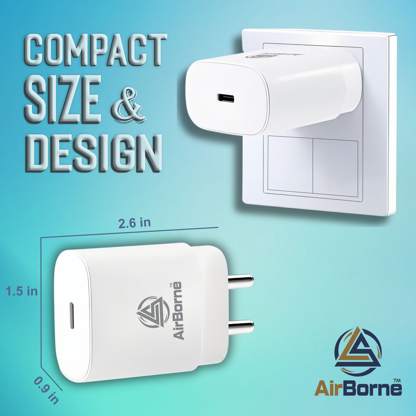 AirBorne – 25W PD Adaptor