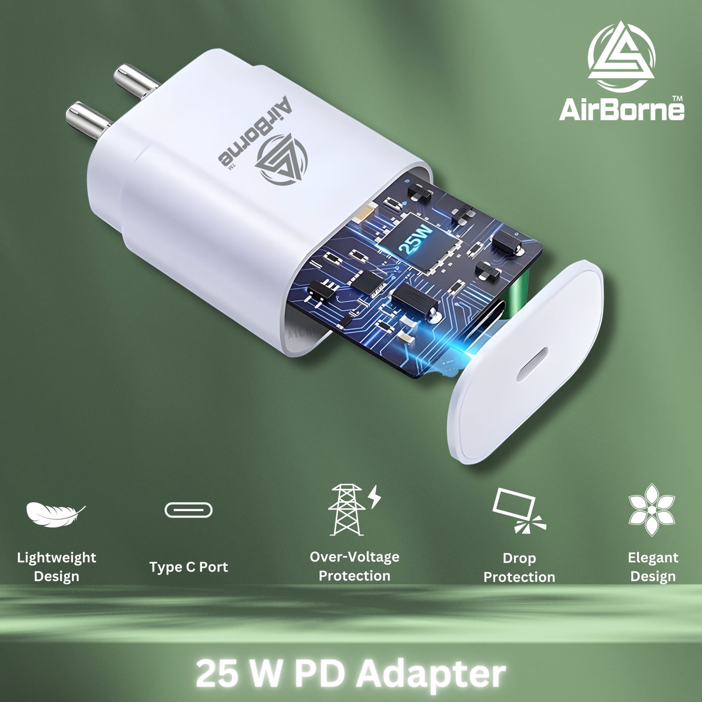 AirBorne – 25W PD Adaptor