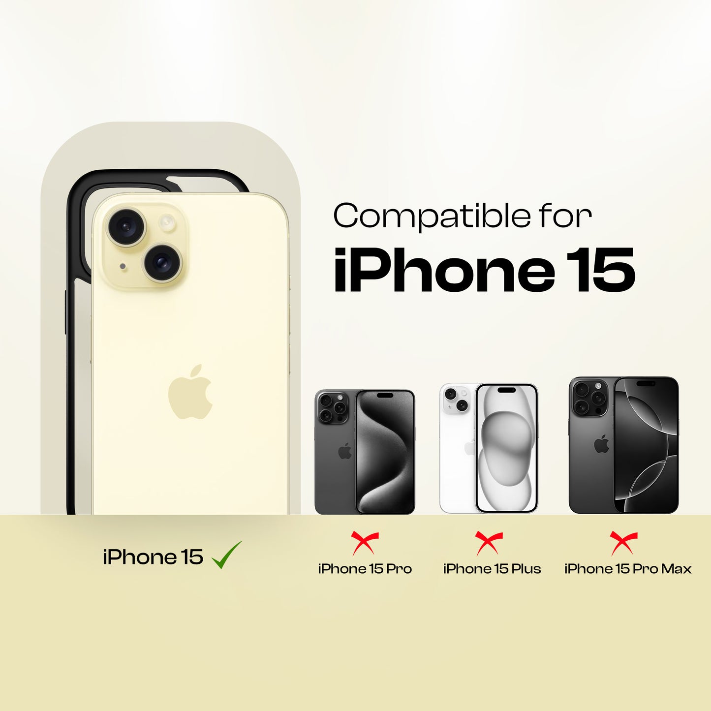 AirBorne - Mag-Safe Transparent Silicone Back Cover for iPhone 15
