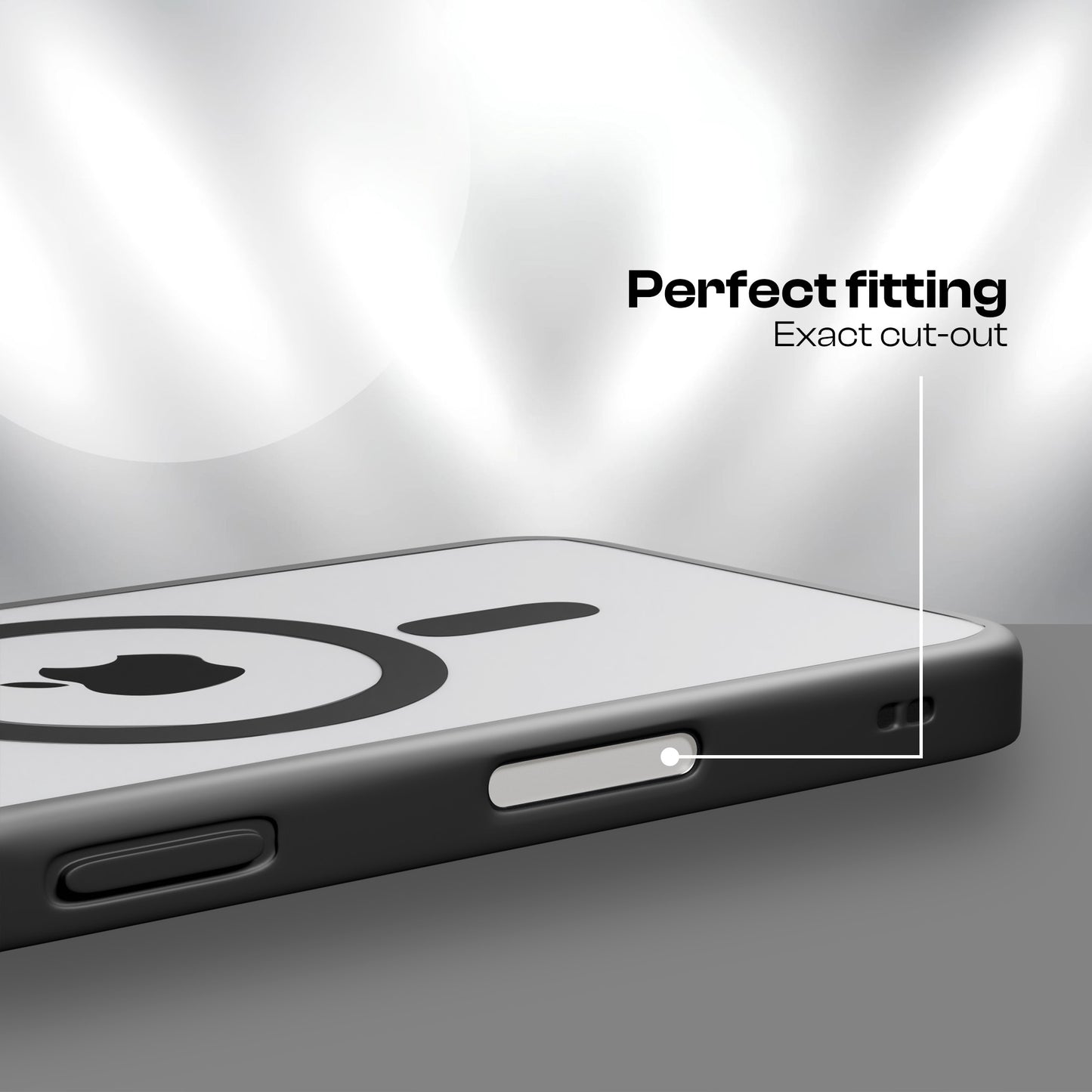 AirBorne - Mag-Safe Transparent Silicone Back Cover for iPhone 16pro
