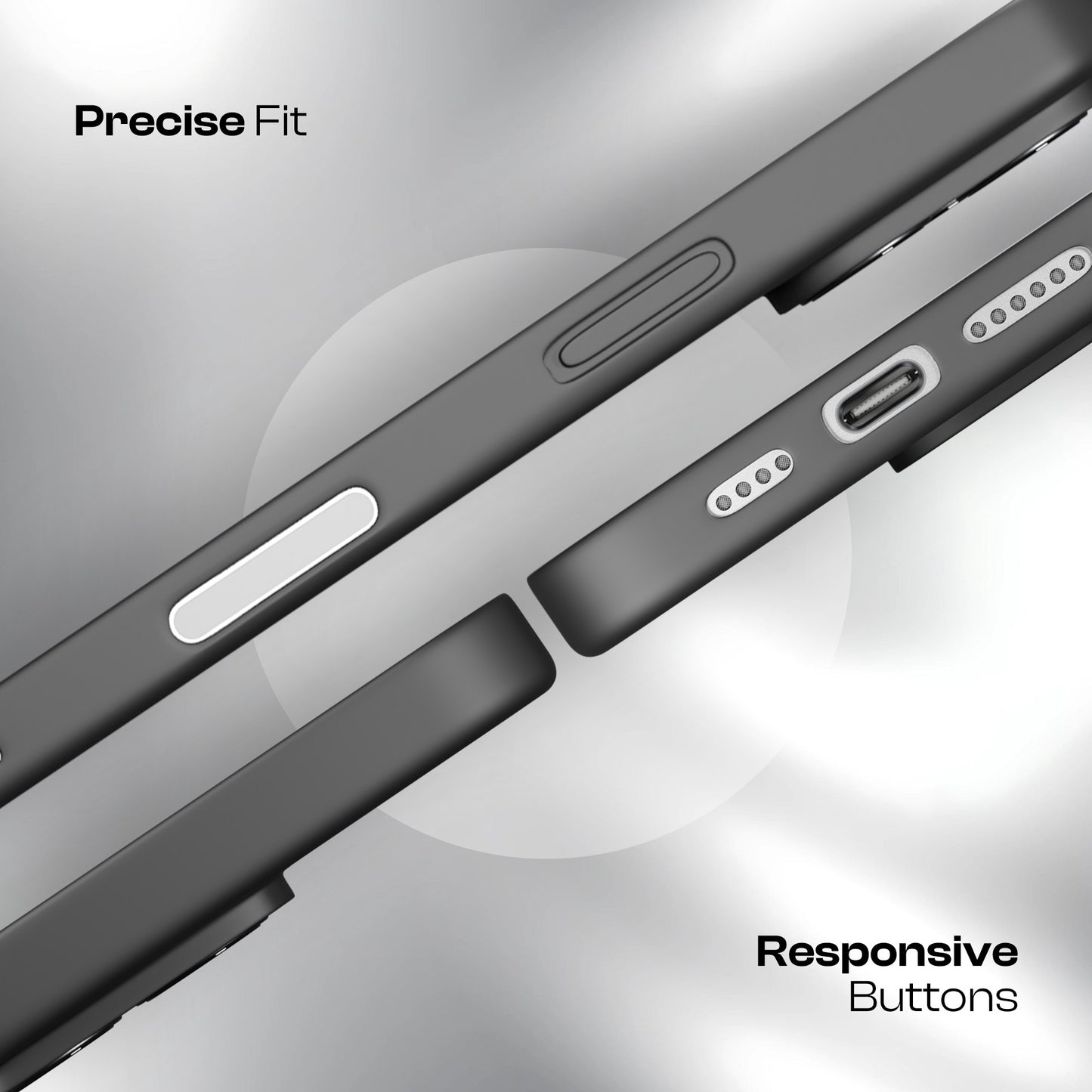 AirBorne - Mag-Safe Transparent Silicone Back Cover for iPhone 16pro
