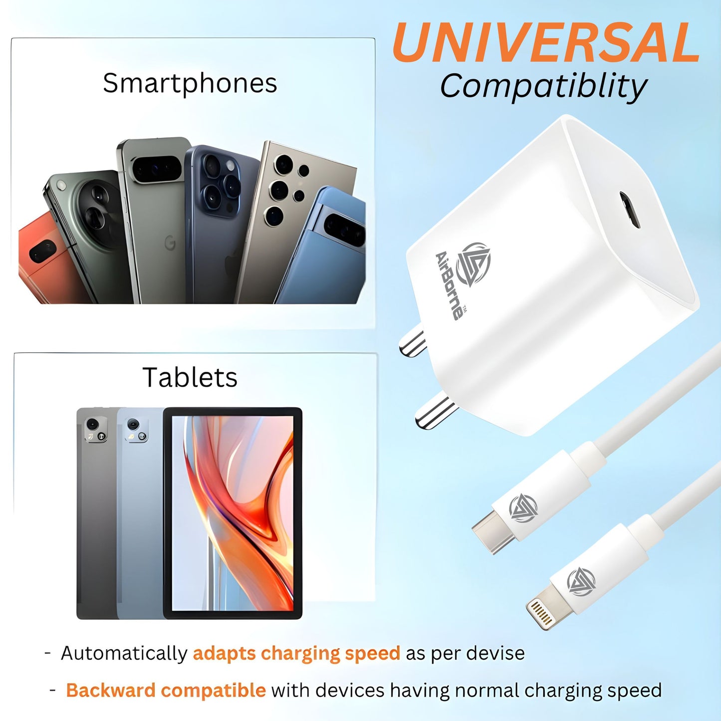 AirBorne – Mega Power Wall Charger 20W