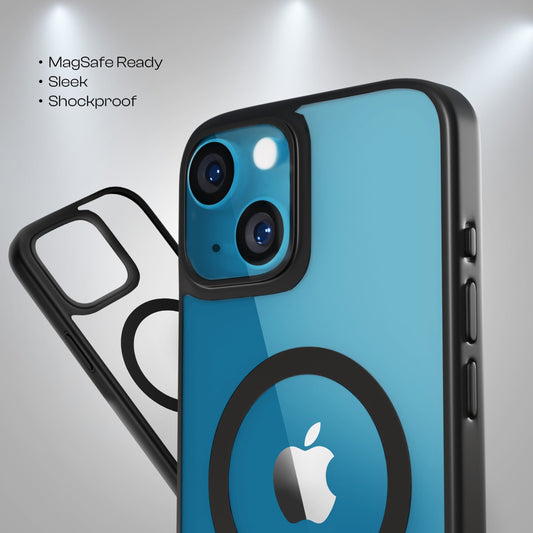 AirBorne - Mag-Safe Transparent Silicone Back Cover for iPhone 14 / 13