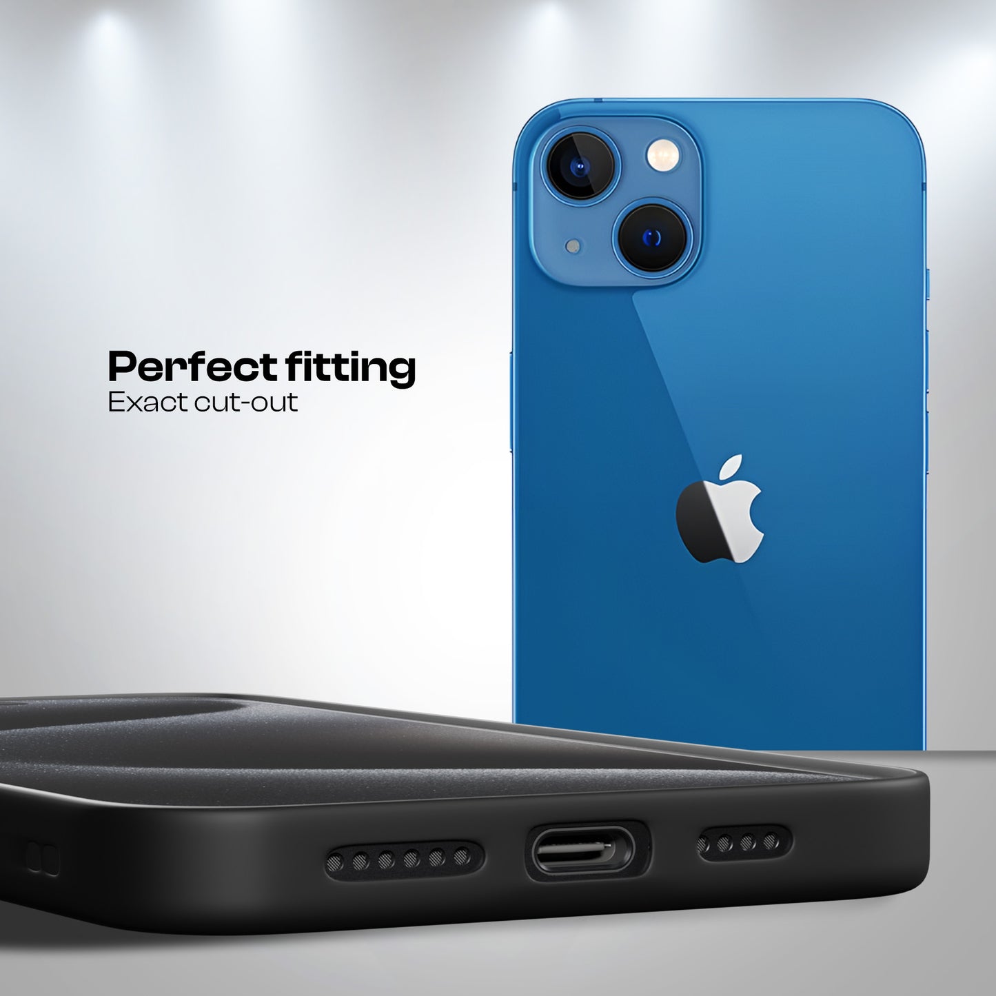 AirBorne - Mag-Safe Transparent Silicone Back Cover for iPhone 14 / 13