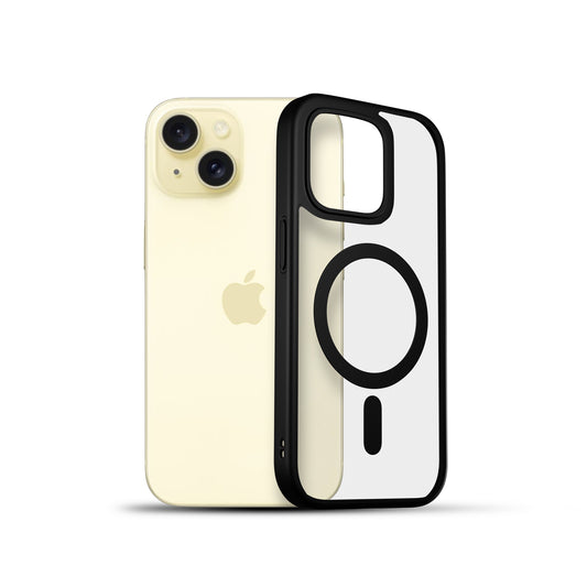 AirBorne - Mag-Safe Transparent Silicone Back Cover for iPhone 15