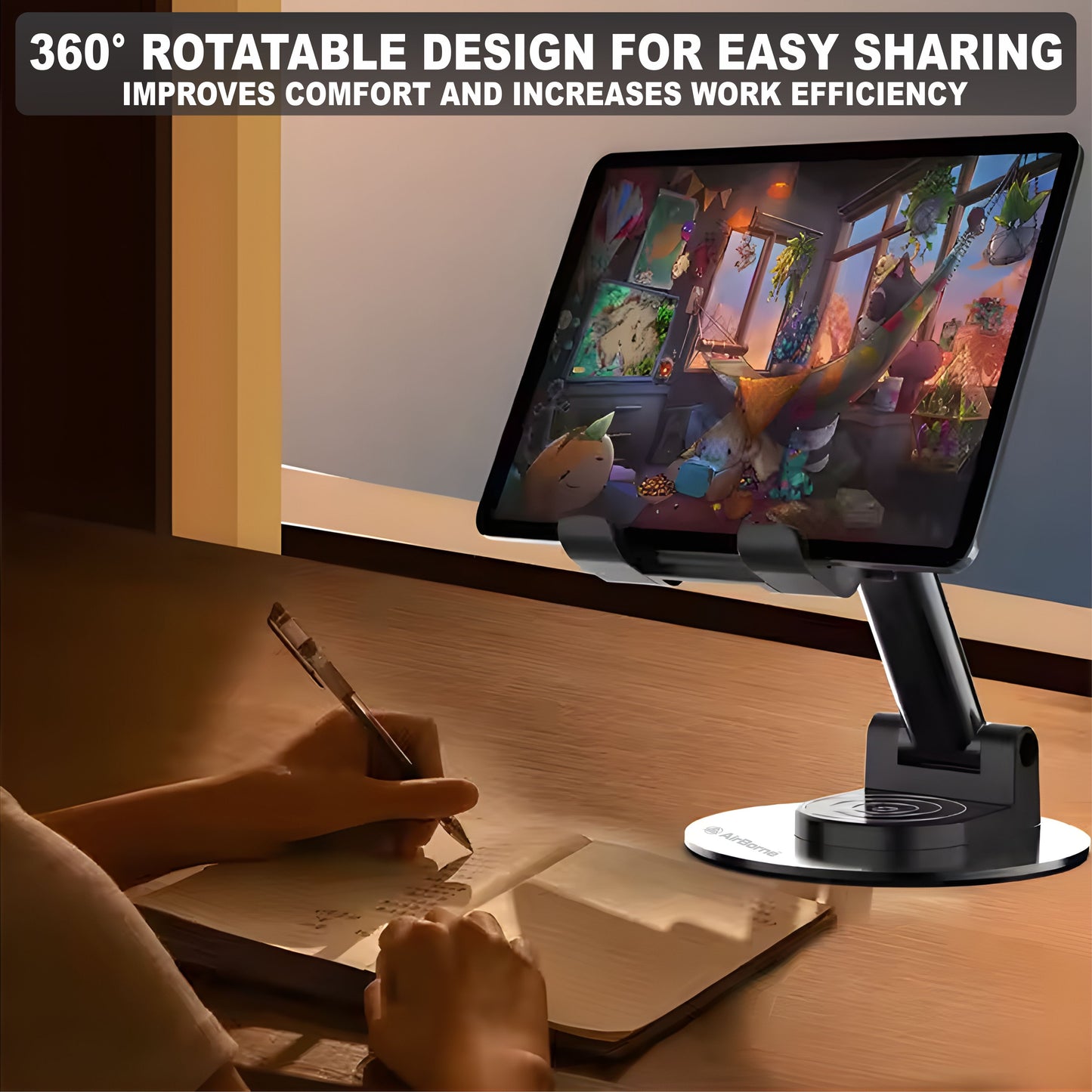 AirBorne - A2 360° Rotation Adjustable Cell Phone & Tab Stand