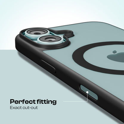 AirBorne - Mag-Safe Transparent Silicone Back Cover for iPhone 16