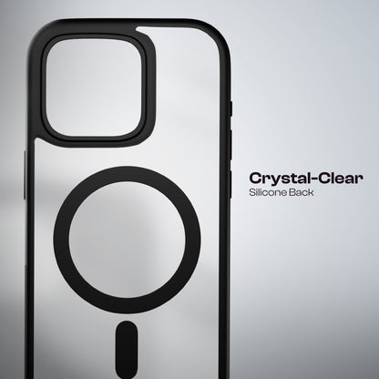 AirBorne - Mag-Safe Transparent Silicone Back Cover for iPhone 15pro