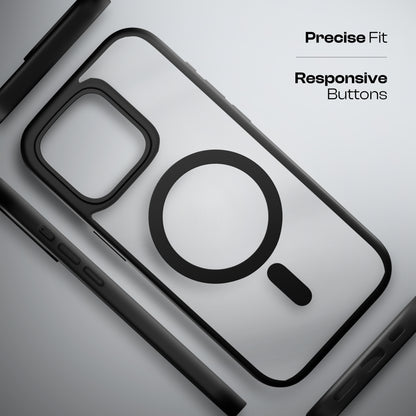 AirBorne - Mag-Safe Transparent Silicone Back Cover for iPhone 15pro