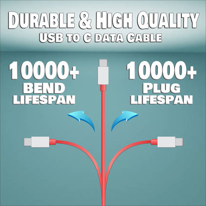 AirBorne – Supervooc USB To Type C Data Cable (Red)