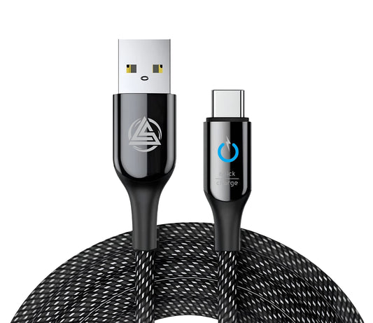 AirBorne – USB To Type C Braided Data Cable (Black)