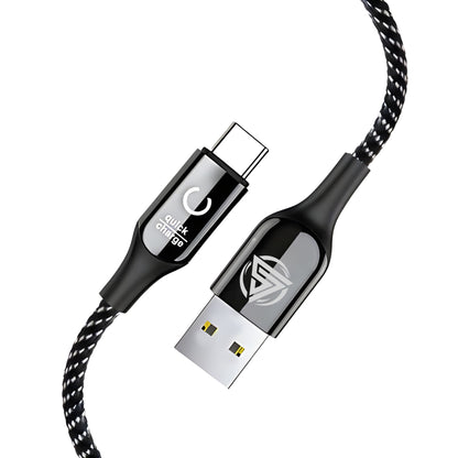 AirBorne – USB To Type C Braided Data Cable (Black)