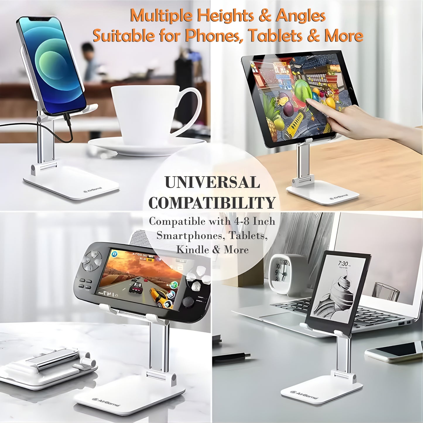 AirBorne - A1 Adjustable Cell Phone & Tab Stand