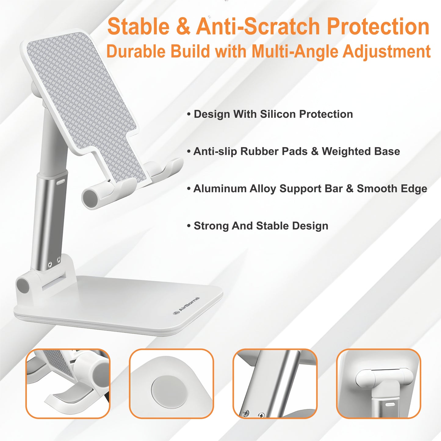 AirBorne - A1 Adjustable Cell Phone & Tab Stand