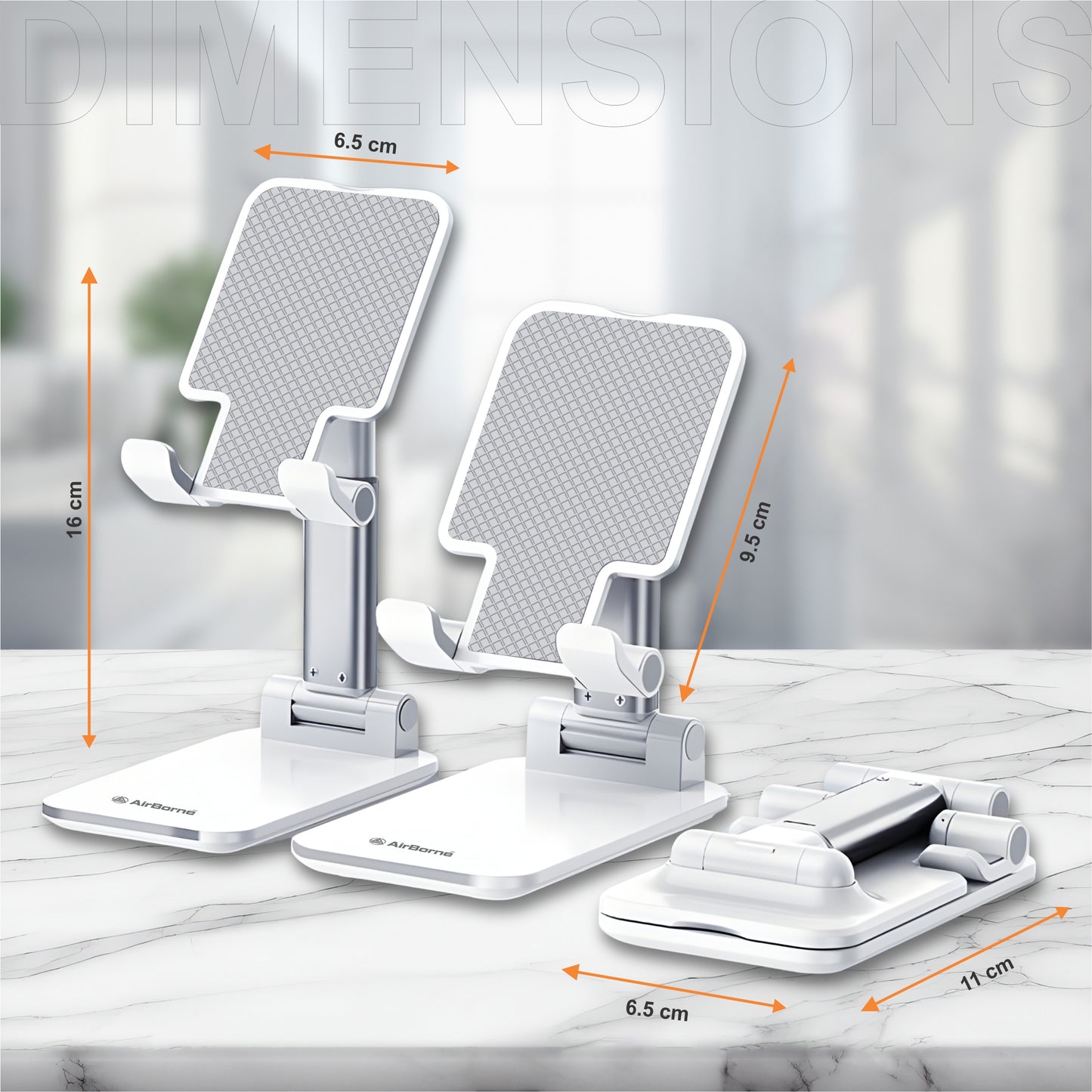 AirBorne - A1 Adjustable Cell Phone & Tab Stand