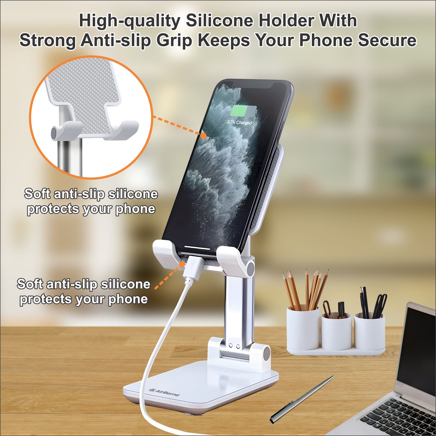 AirBorne - A1 Adjustable Cell Phone & Tab Stand